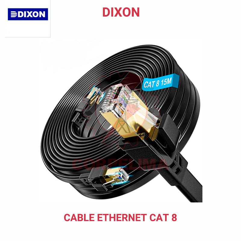 Cable Ethernet Cat 8 - Cable de internet FTP CAT 8 - Corpelima