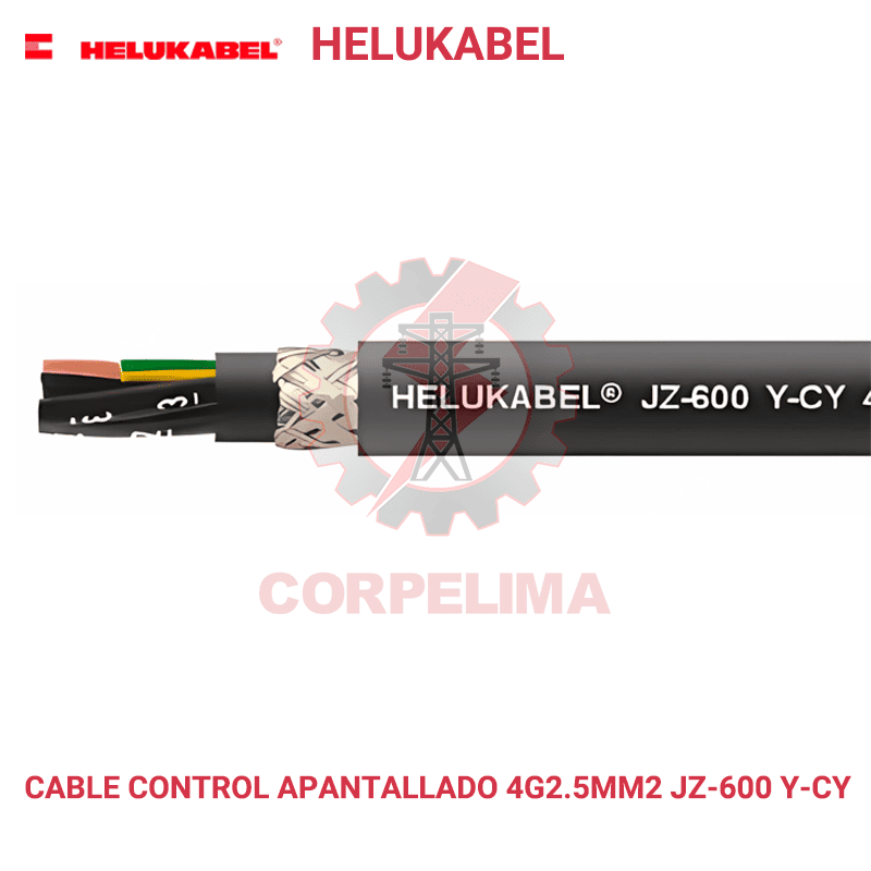 Cable Control con blindaje 4G2.5MM2 JZ-600 Y-CY
