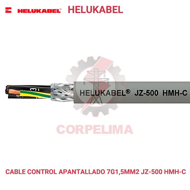 Cable Control con blindaje 7G1.5MM2 JZ-500HMH-C