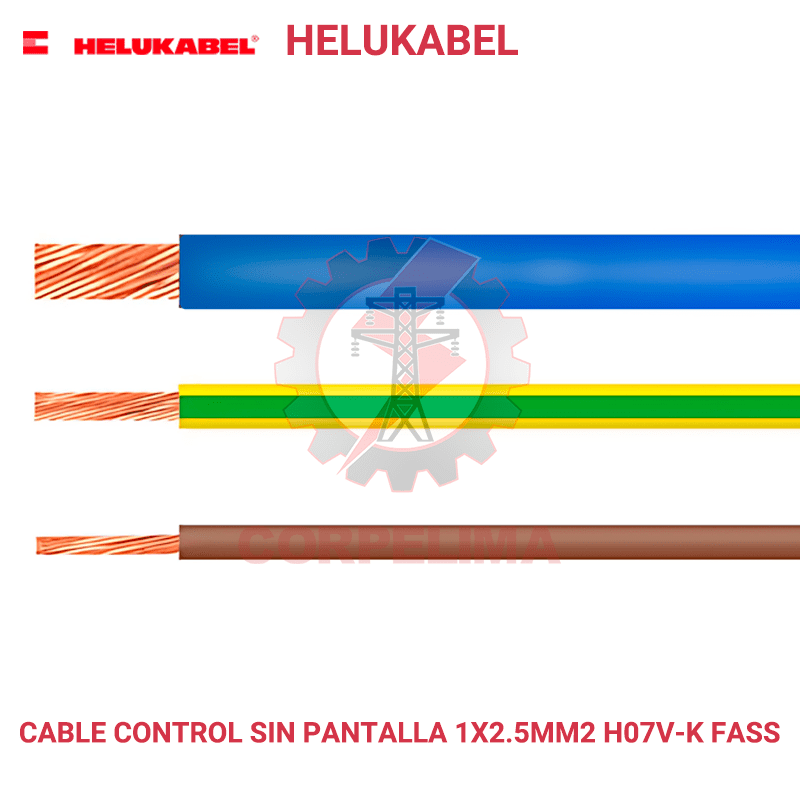 Cable control sin blindaje H07V-K FASS