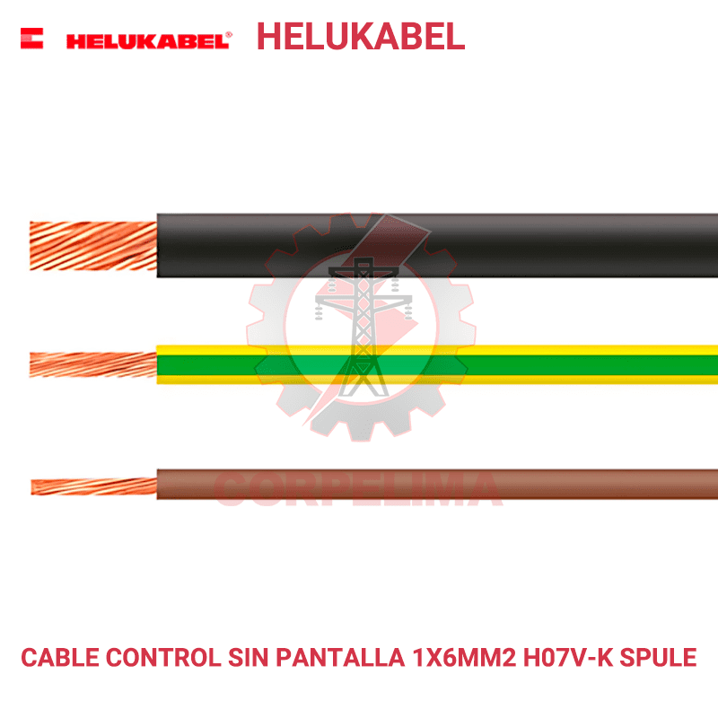 Cable control sin blindaje H07V-K SPULE