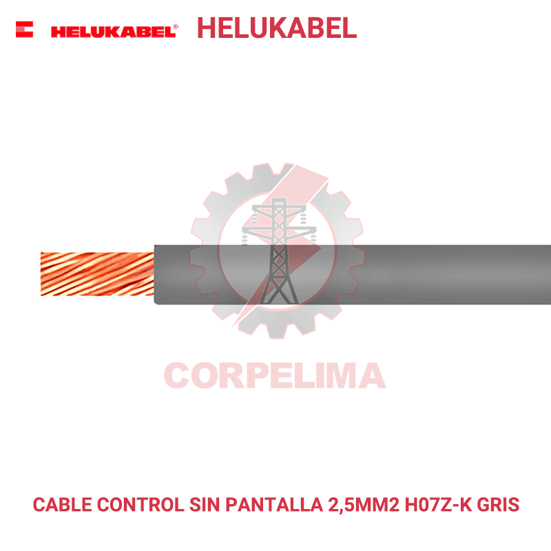 Cable control sin blindaje H07Z-K