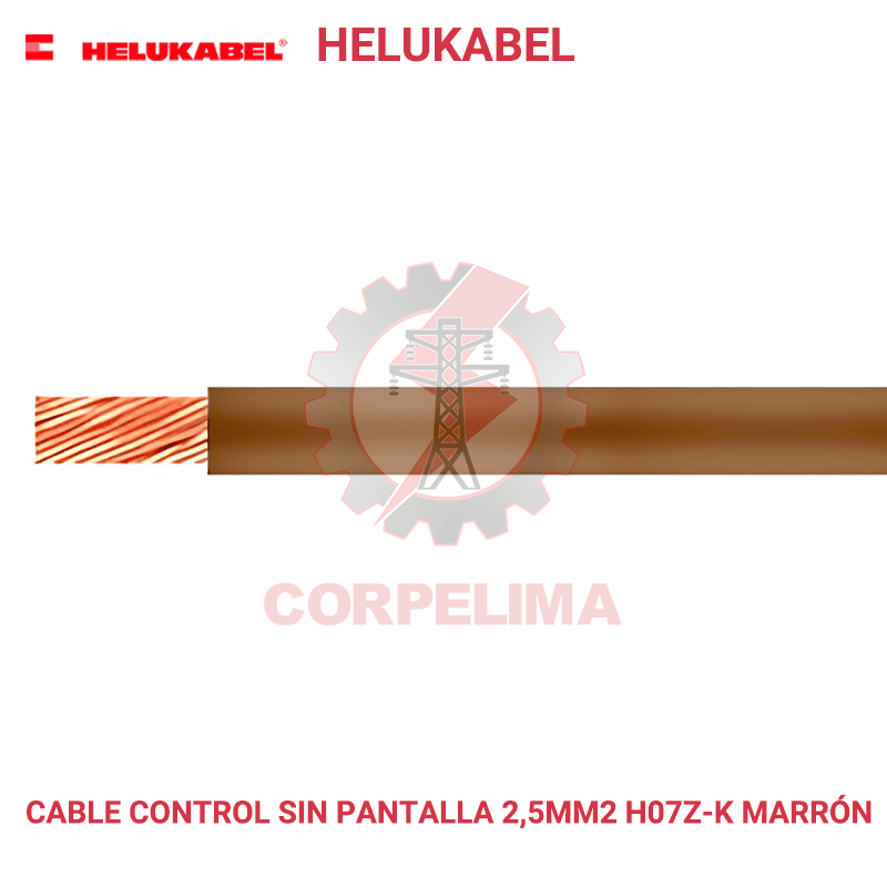 Cable control sin blindaje H07Z-K
