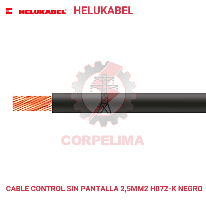 Cable control sin blindaje H07Z-K