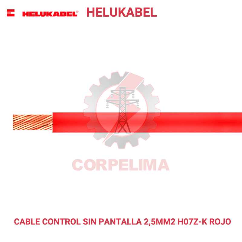 Cable control sin blindaje H07Z-K
