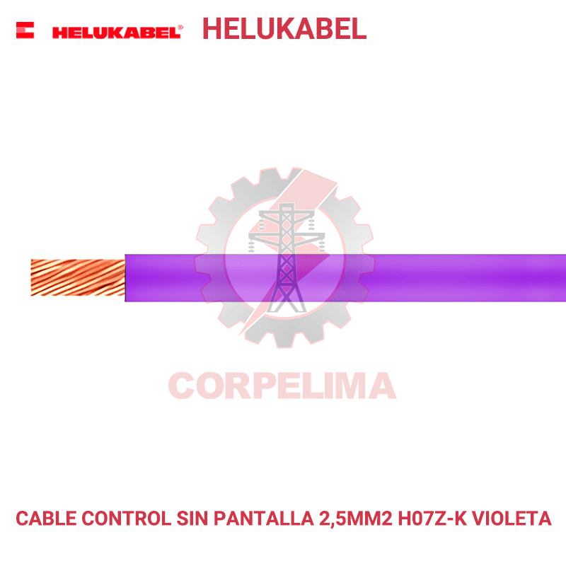 Cable control sin blindaje H07Z-K