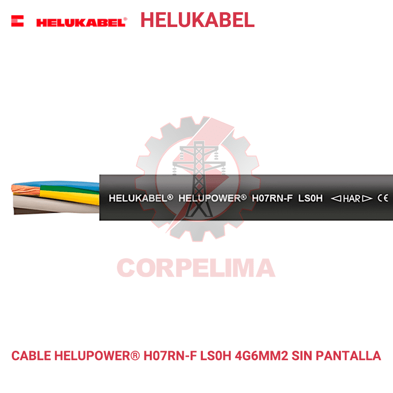 Cable sin pantalla HELUPOWER® H07RN-F LS0H