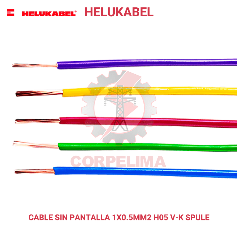 Cable control sin blindaje H05 V-K SPULE