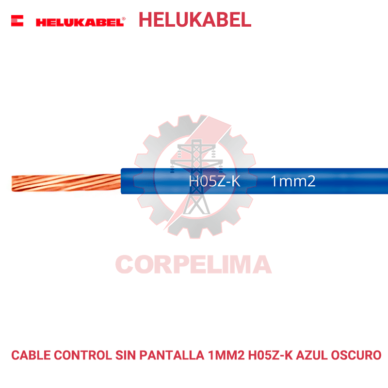 Cable control sin blindaje H05Z-K