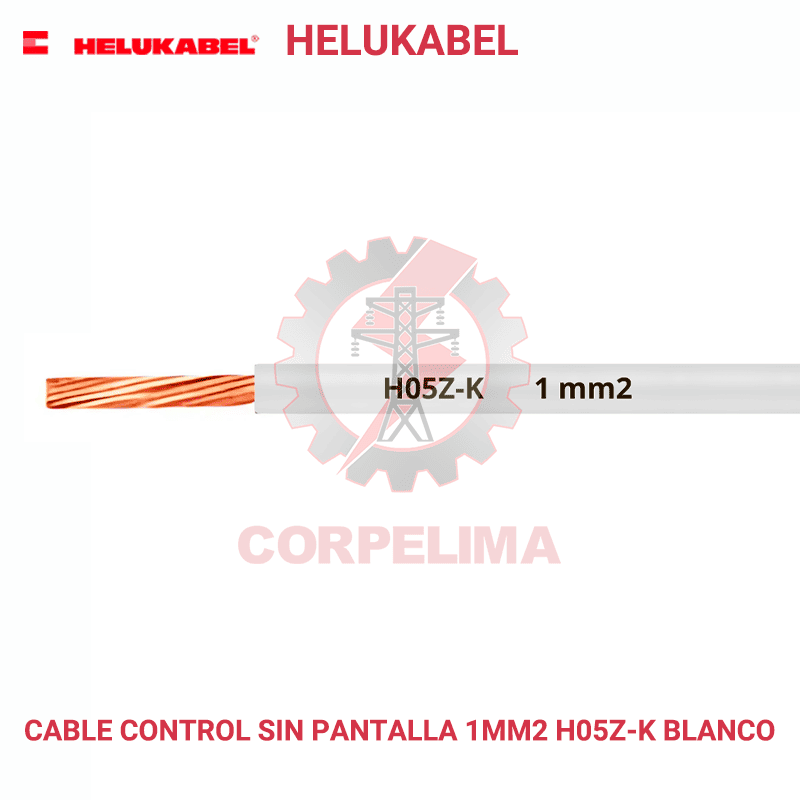 Cable control sin blindaje H05Z-K
