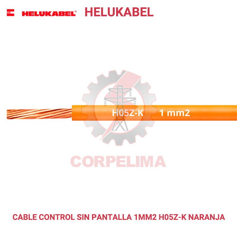 Cable control sin blindaje H05Z-K