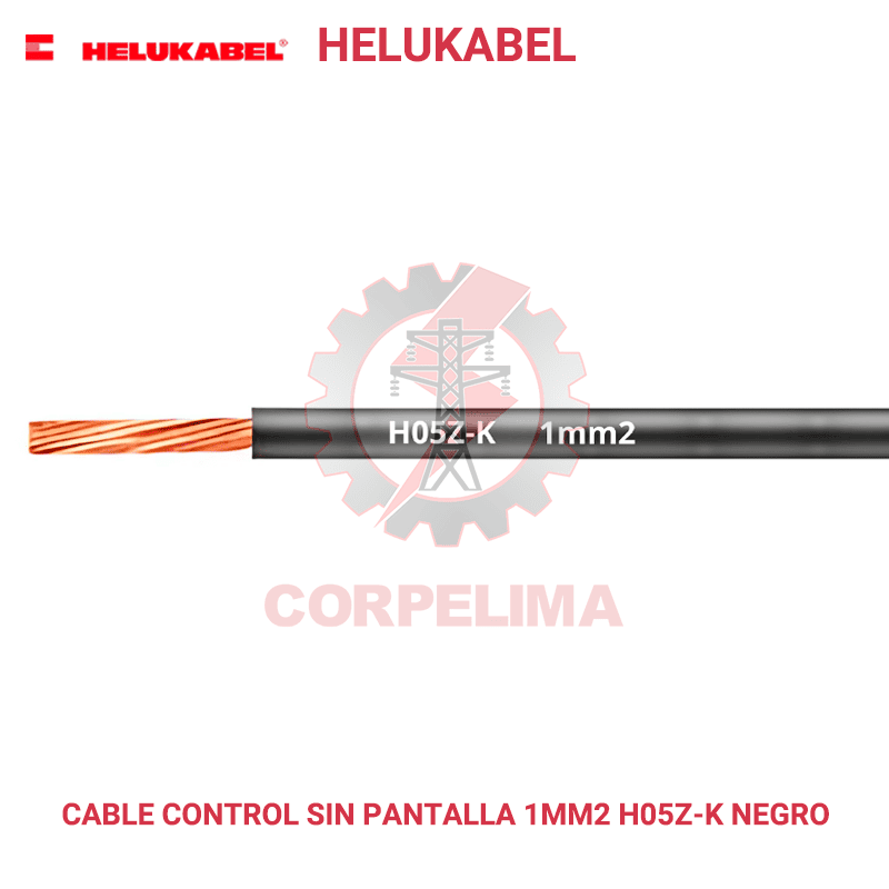 Cable control sin blindaje H05Z-K