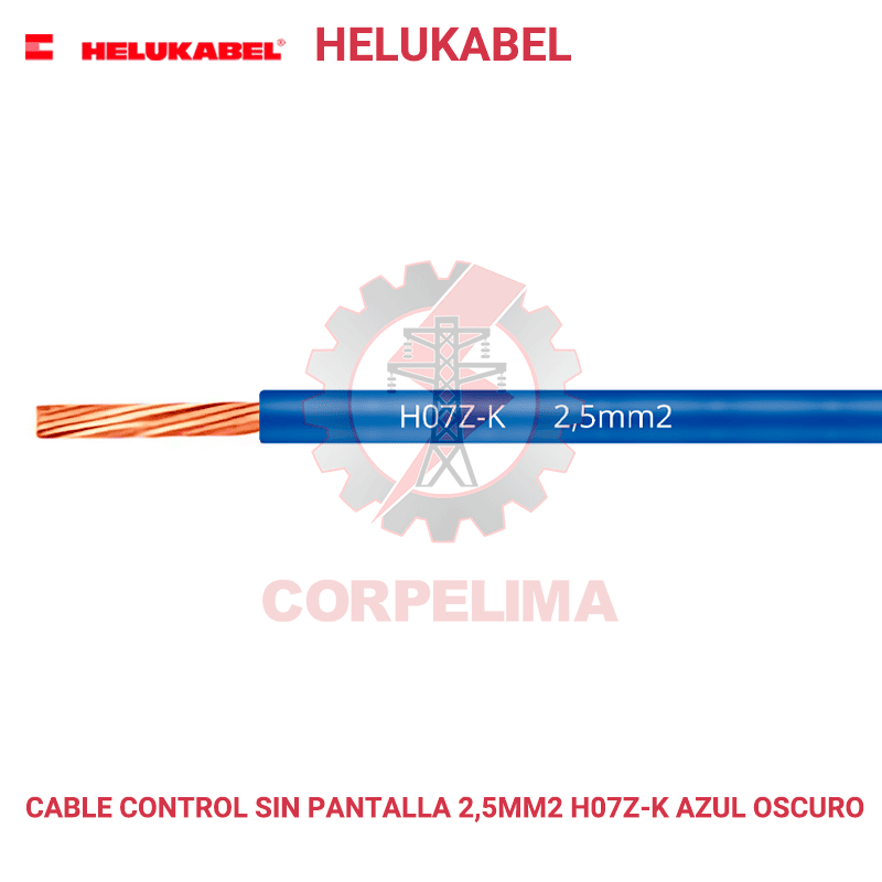 Cable control sin blindaje H07Z-K