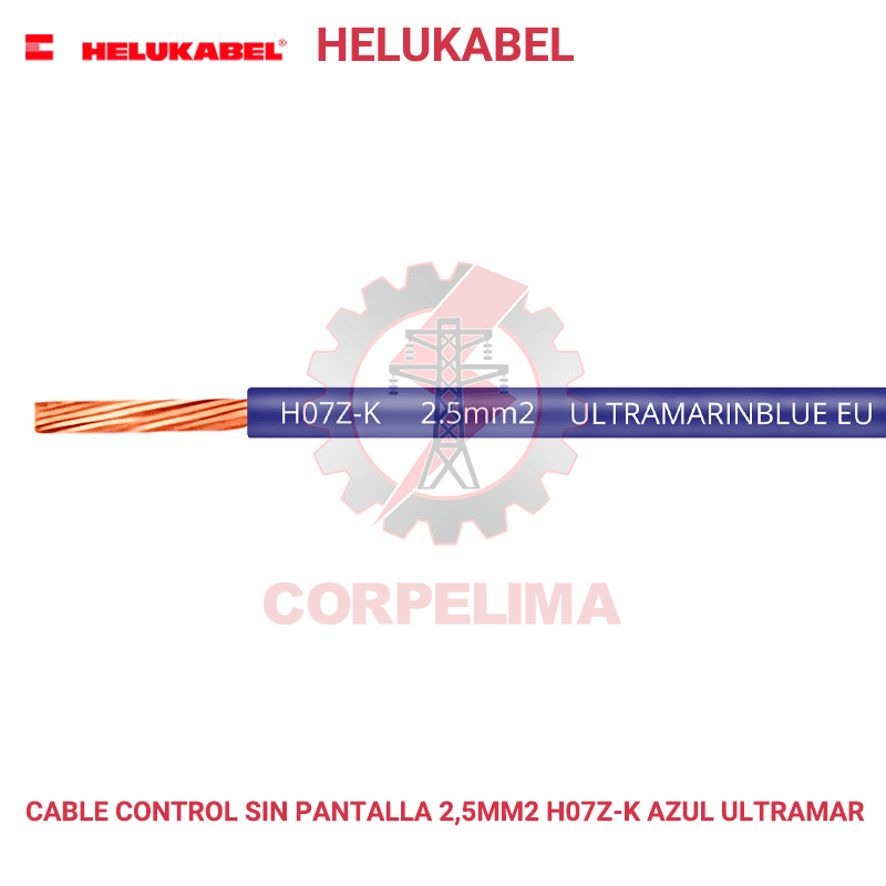 Cable control sin blindaje H07Z-K