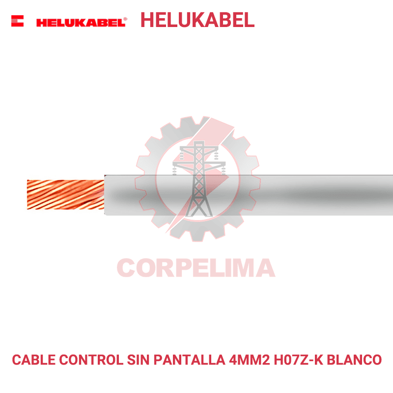 Cable control sin blindaje H07Z-K