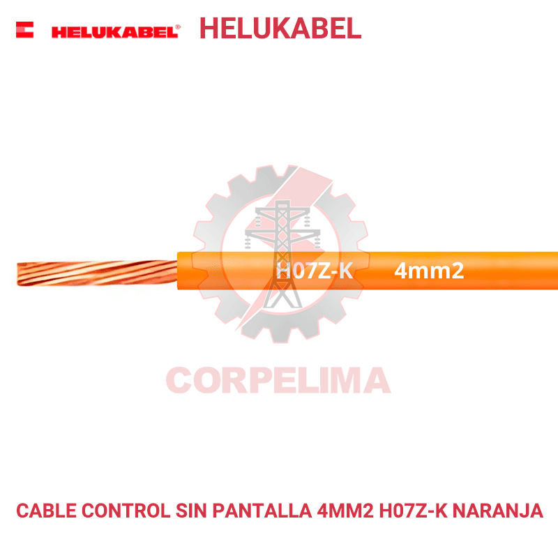 Cable control sin blindaje H07Z-K