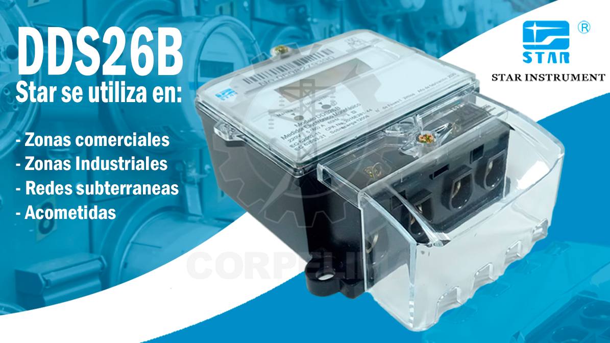 MEDIDOR ELECTRÓNICO DIGITAL MARCA STAR DDS26B