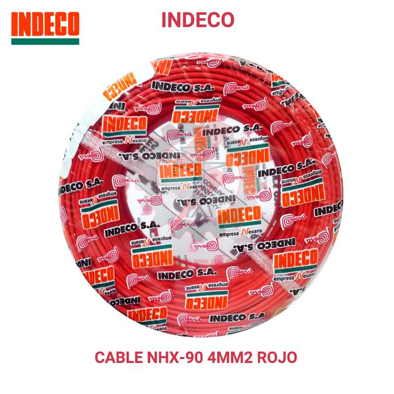 CABLE NHX-90 450/750V 4MM2 ROJO