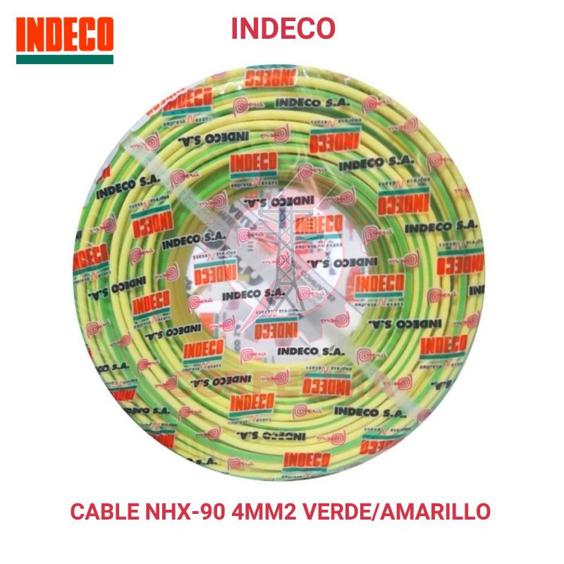 CABLE NHX-90 450/750V 4MM2 VERDE/AMARILLO