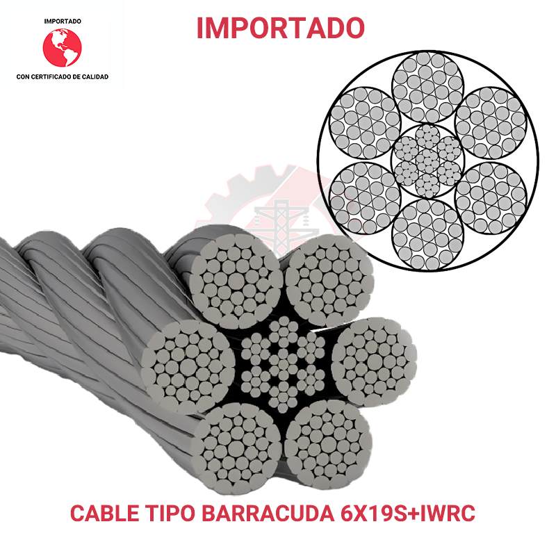 CABLE DE ACERO 6X19S+IWRC