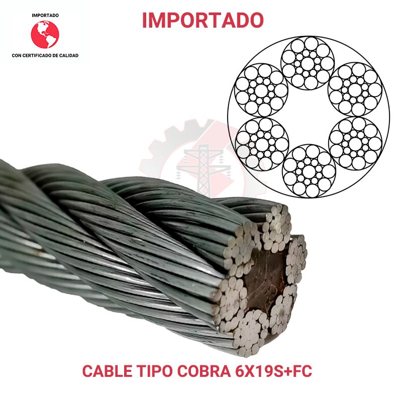 CABLE MINERO 6X19S+FC