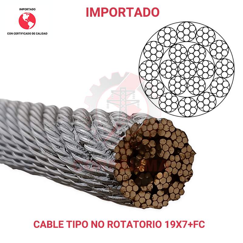 CABLE ANTIGIRATORIO 19X7+FC