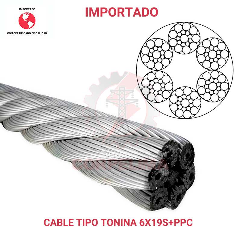 CABLE ACERO PESQUERO 6XWS36+FC