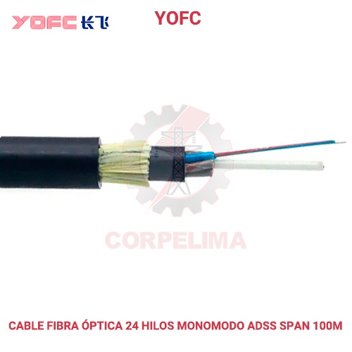 FIBRA ÓPTICA MONOMODO DE 24 HILOS