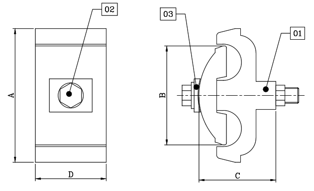 conector via doble al 16-70mm2(I)