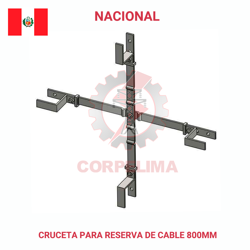 Cruceta para reserva de fibra óptica 80cm