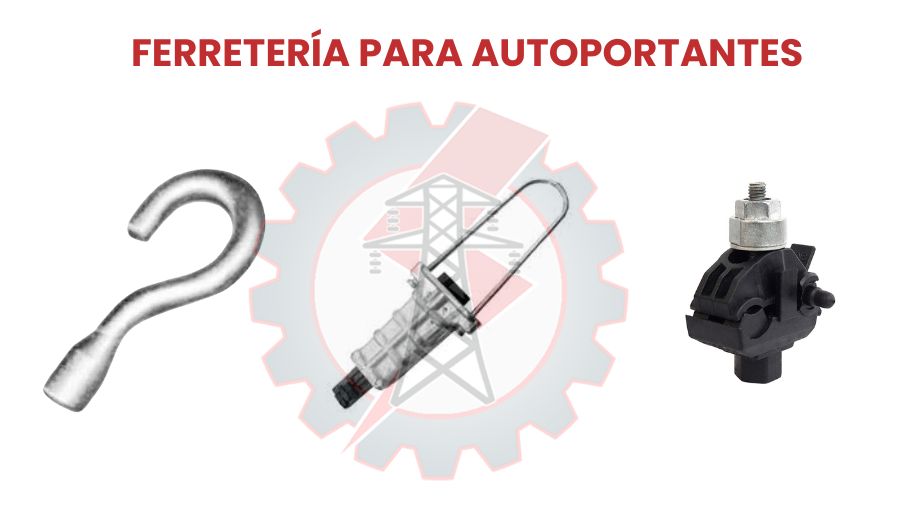 Ferretería para cables autoportantes Ferretería para cables autoportantes en redes eléctricas aéreas de distribución