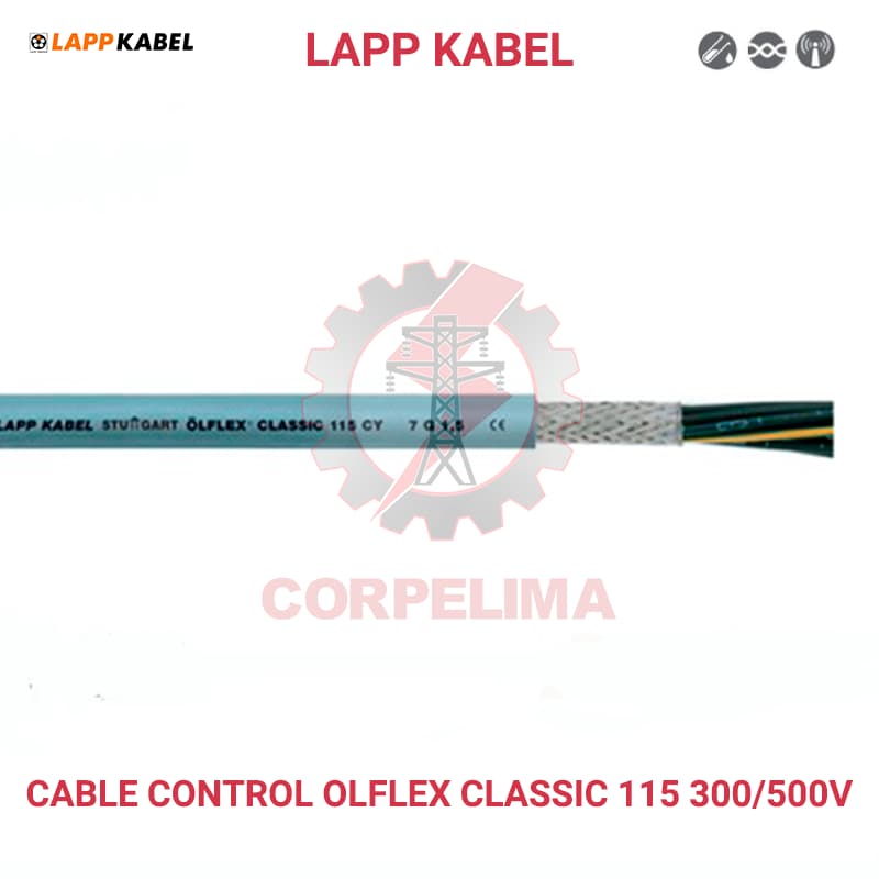 Cable blindado OLFLEX 115 para variadores de frecuencia y automatización industrial