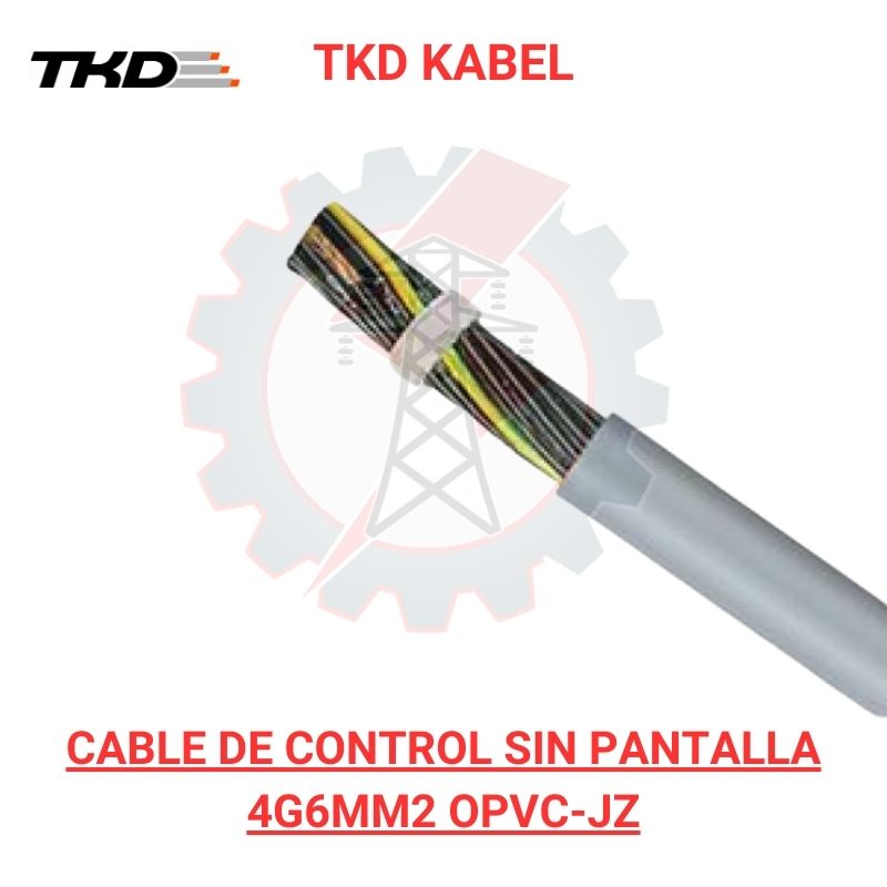 Cable de control sin pantalla 4G6mm2 OPVC-JZ TKD KABEL
