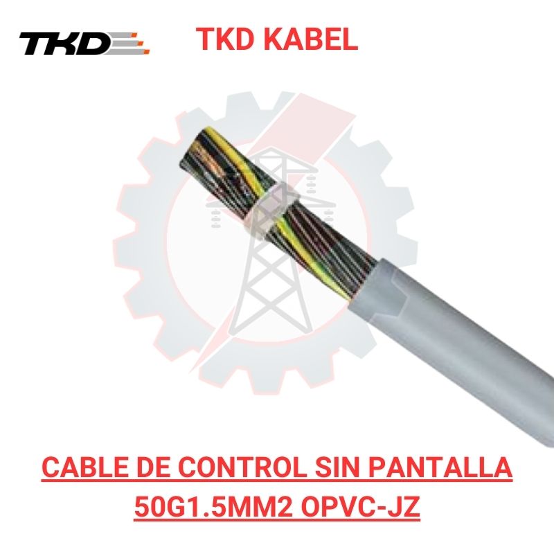 Cable de control sin pantalla 50G1.5mm2 OPVC-JZ TKD KABEL