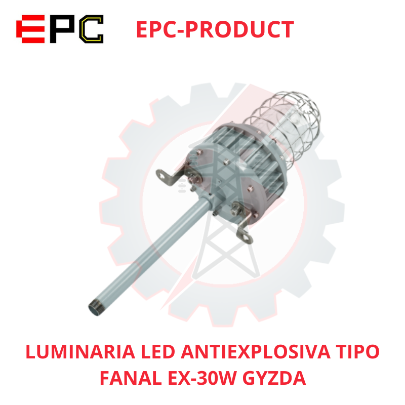 luminaria antiexplosiva tipo fanal 30W 3600lm GYZDA IP66 IK10