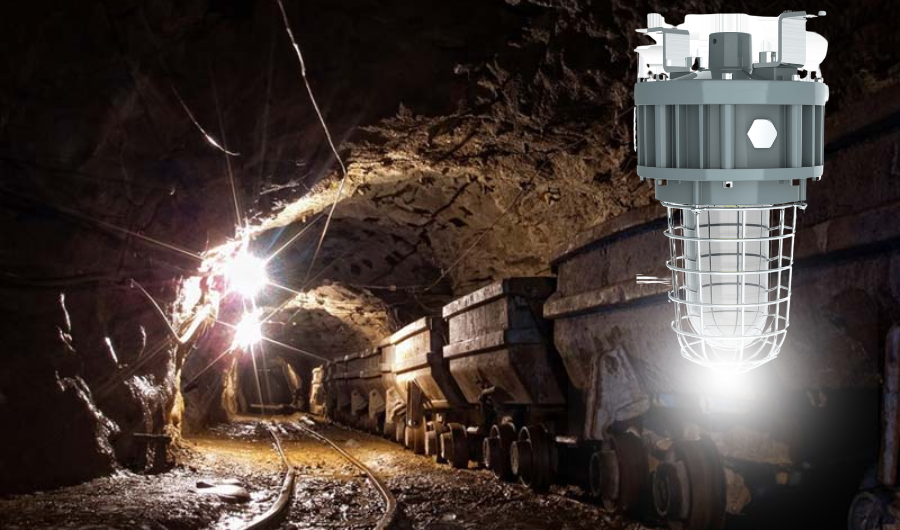 luminaria tipo fanal antiexplosiva en minería Perú