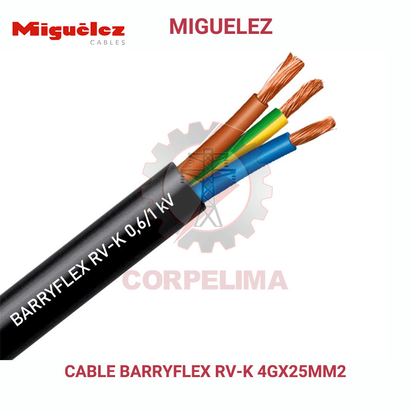 CABLE DE ENERGÍA BARRYFLEX RV-K 4GX25MM2