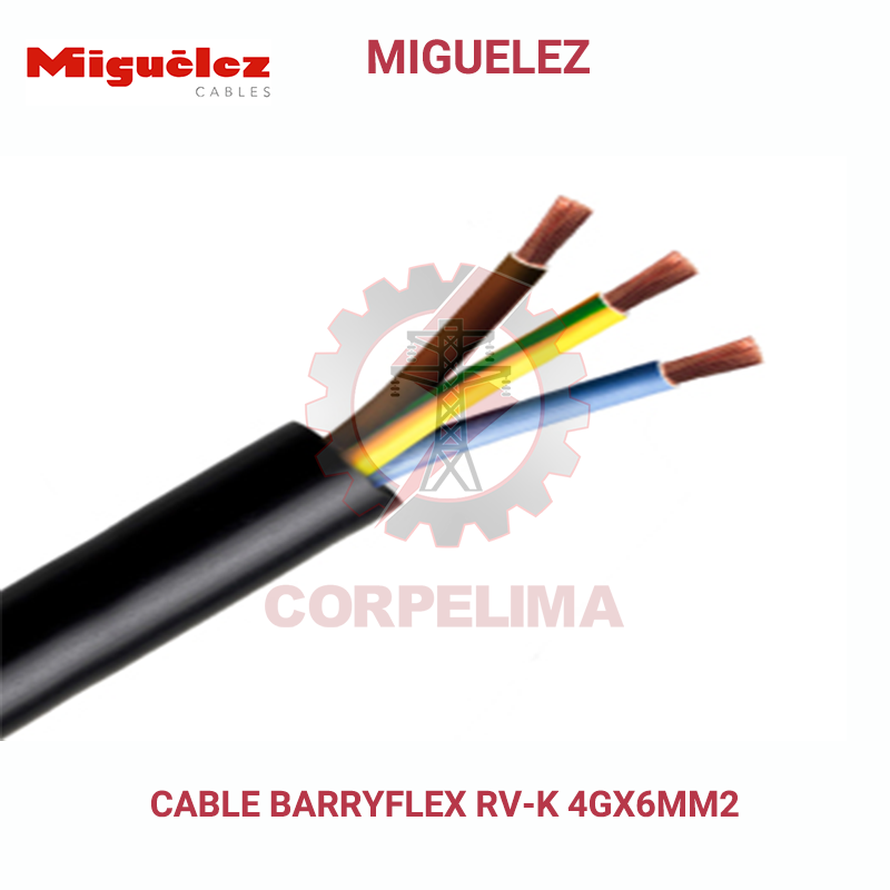 CABLE BARRYFLEX RV-K 4GX6MM2 FLEXIBLE