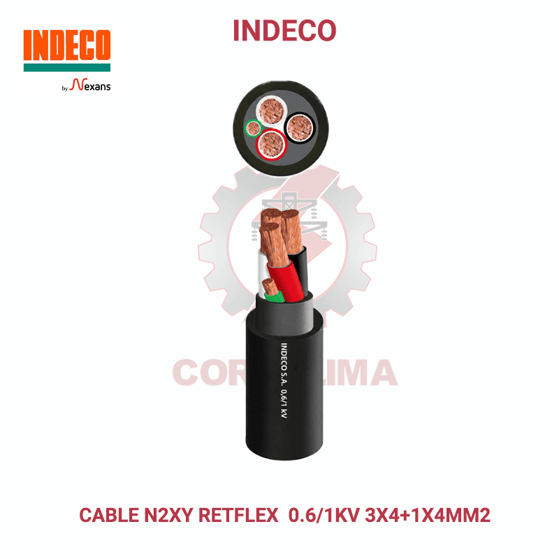 CABLE RETFLEX N2XY 3X4+1X4 MM2